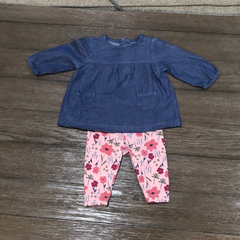 Baby girl Just for you by Carters outfit Sz. 3 months